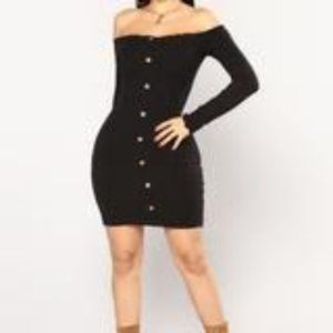 Jacklyn Off Shoulder Mini Dress